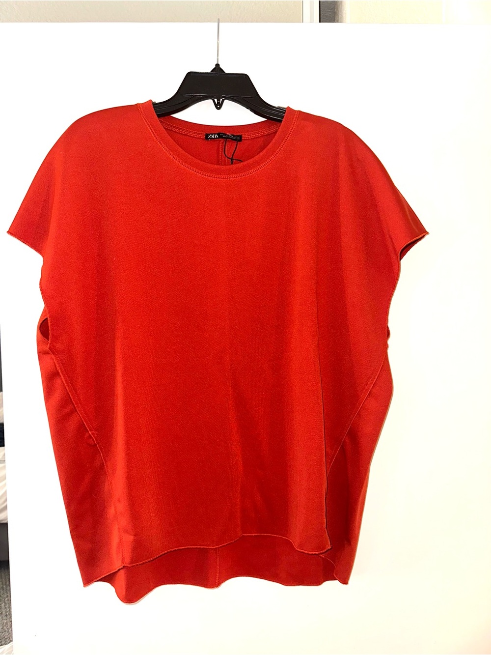 Zara Bright  Short Sleeve Knit Top